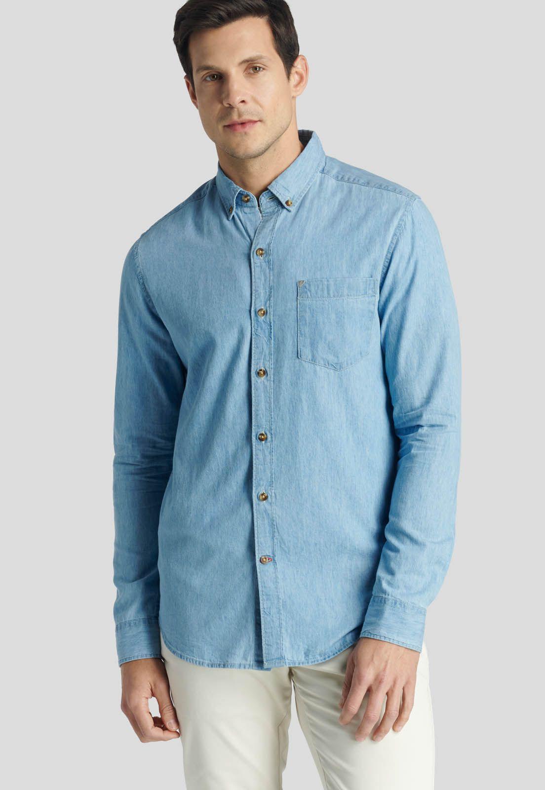 Camisa Banburry Heritage Lt Denim-4