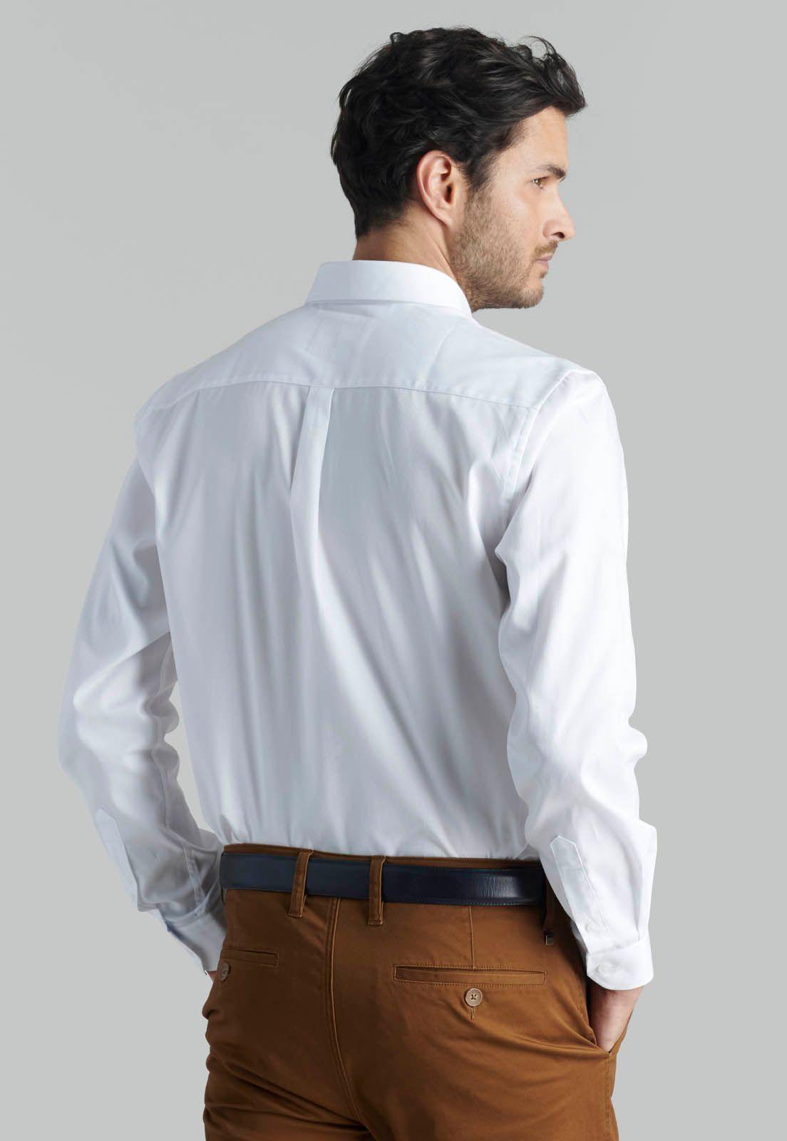 Camisa Oxford Smart Casual Fr White-3