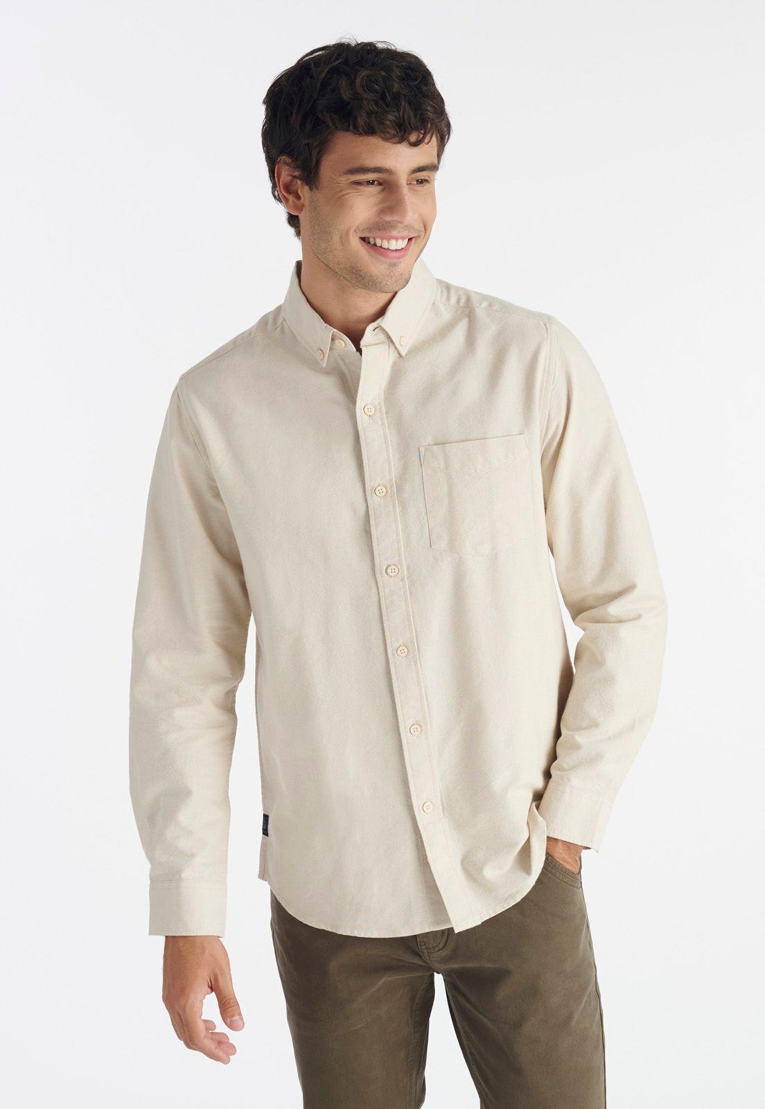 Camisa Oxford Laurel Casual Sand-0