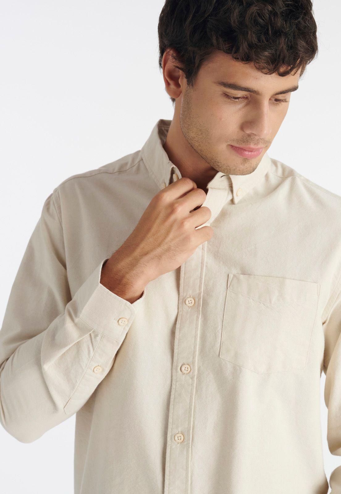Camisa Oxford Laurel Casual Sand-2