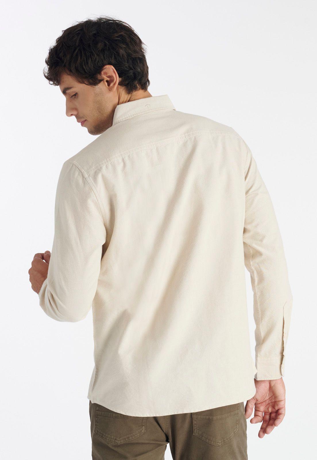 Camisa Oxford Laurel Casual Sand-3