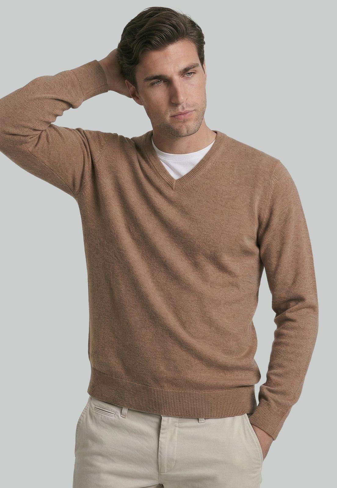 Sweater Monaco Camel Melange-4