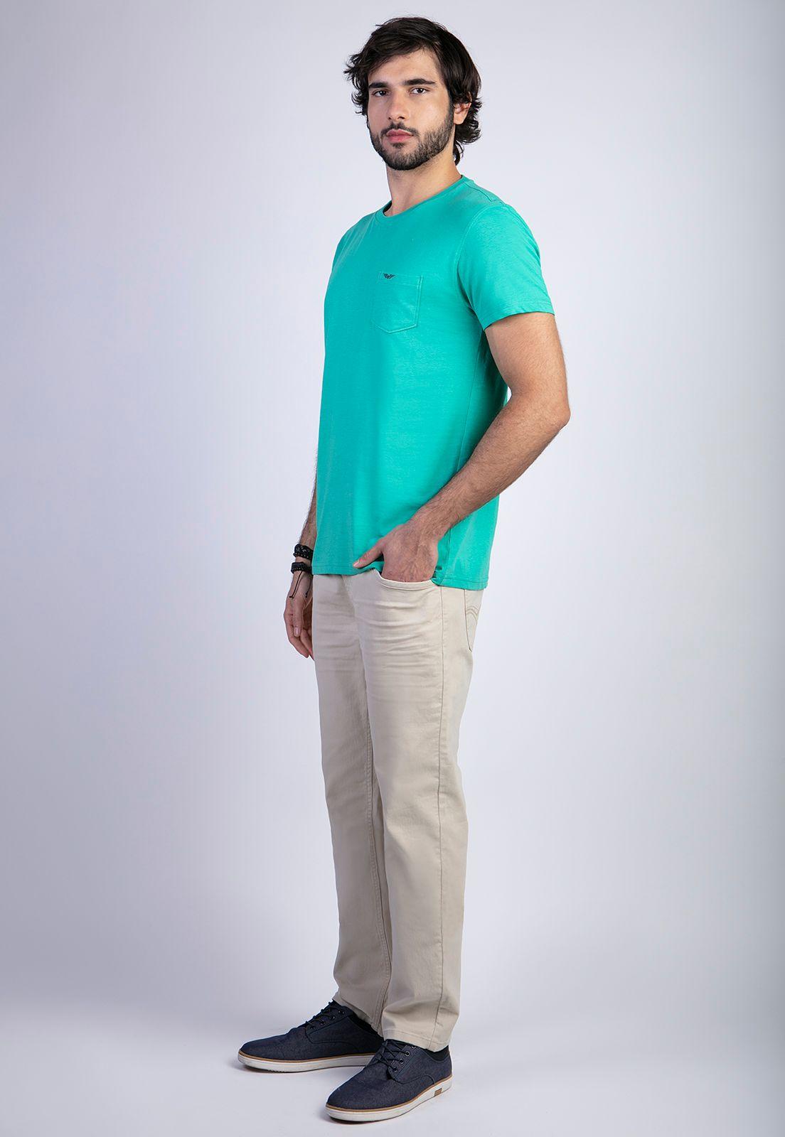 Polera Básica Bolsillo Houston River-2