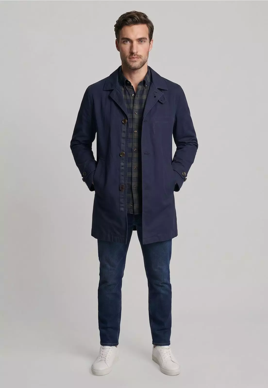 Trench Chelsea Navy-1