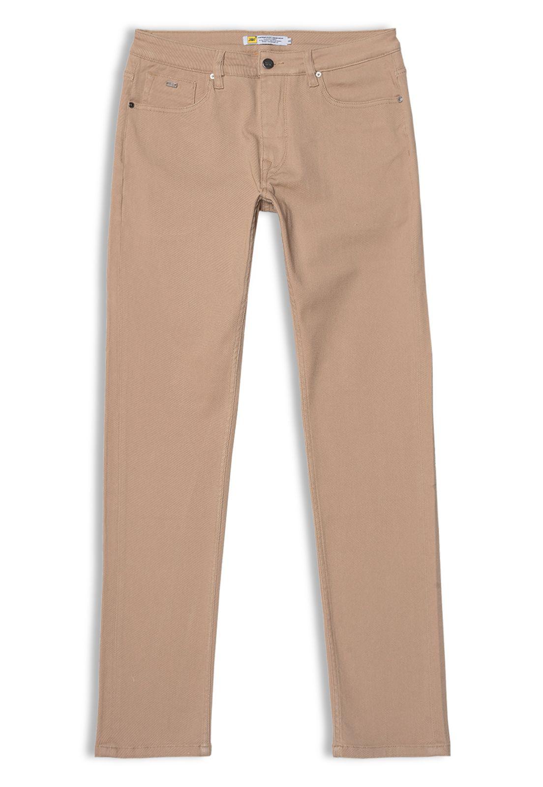 PANTALÓN 5 BOLSILLOS COTTON ALBERES CAMEL-0