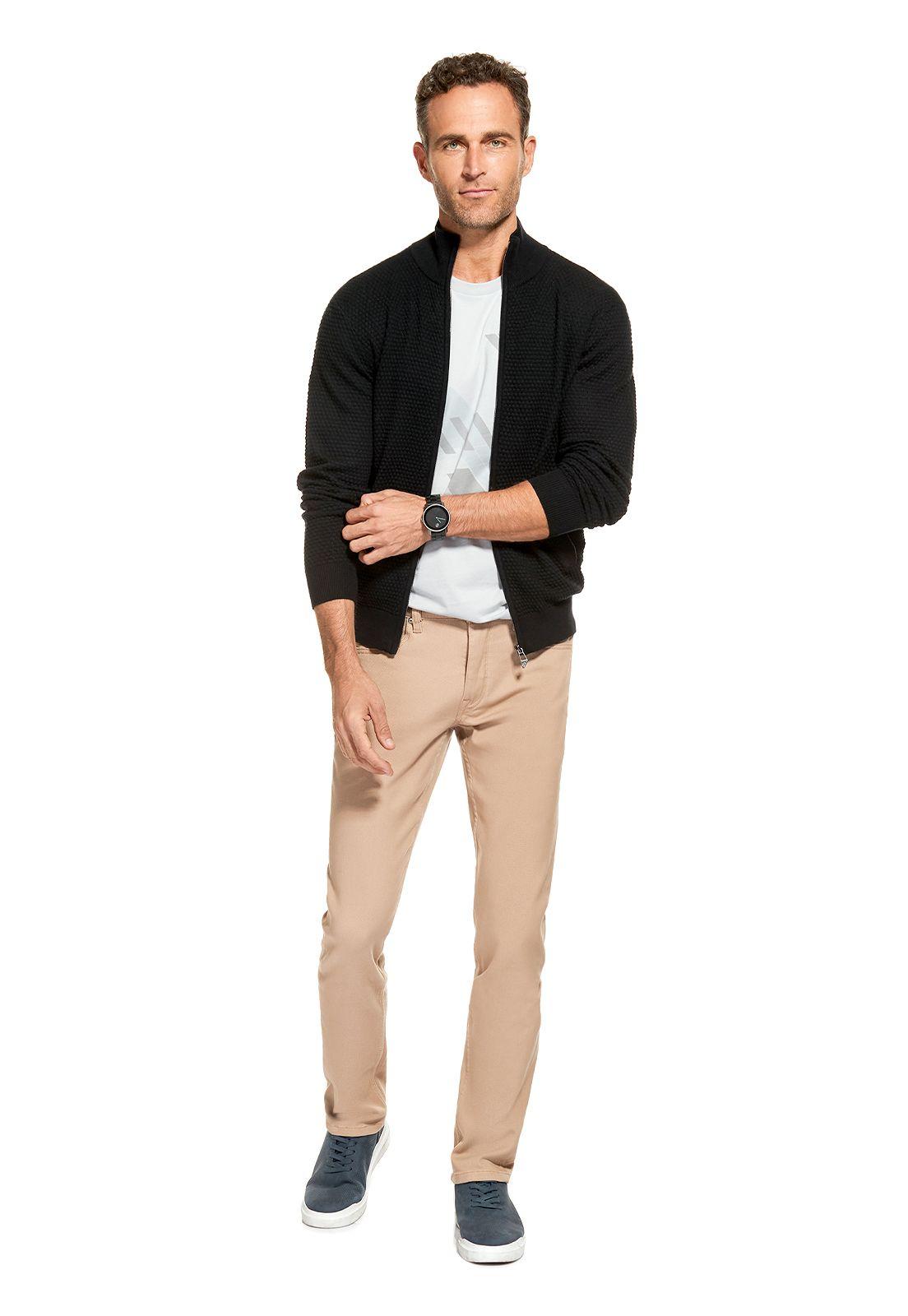 PANTALÓN 5 BOLSILLOS COTTON ALBERES CAMEL-1