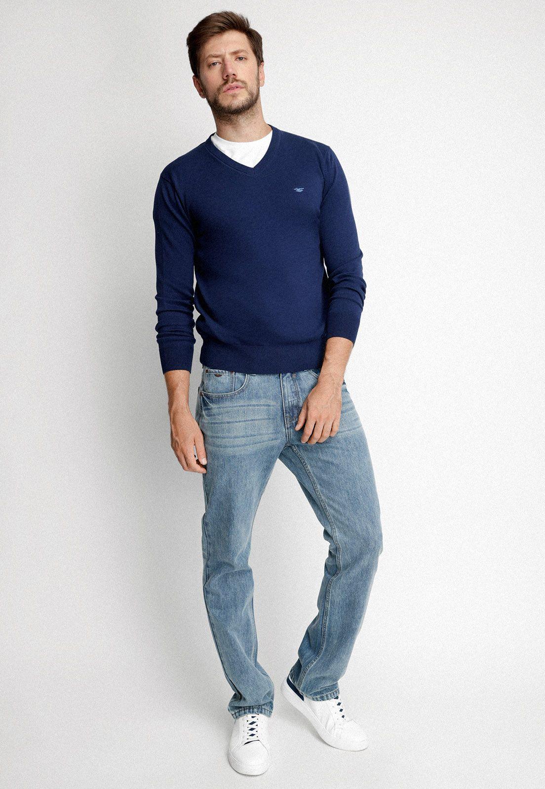 Sweater Smart Casual Blue-3