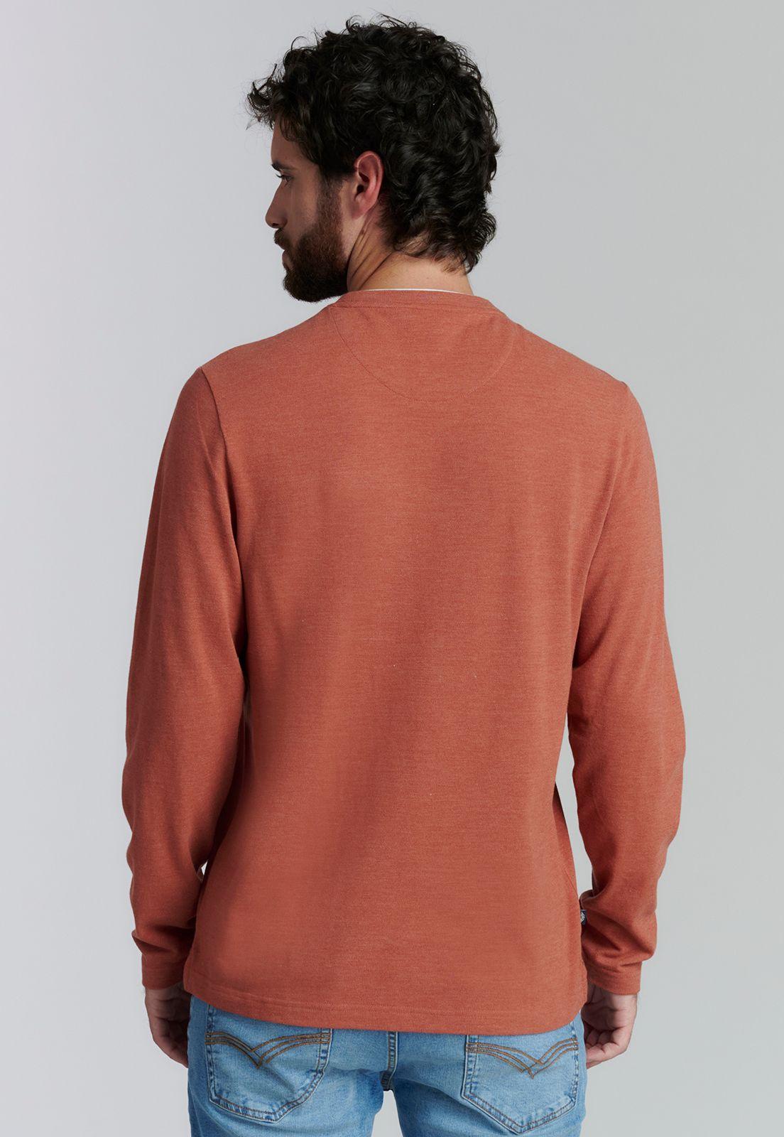 Polera Hoboken Fjs Brick Melange-3