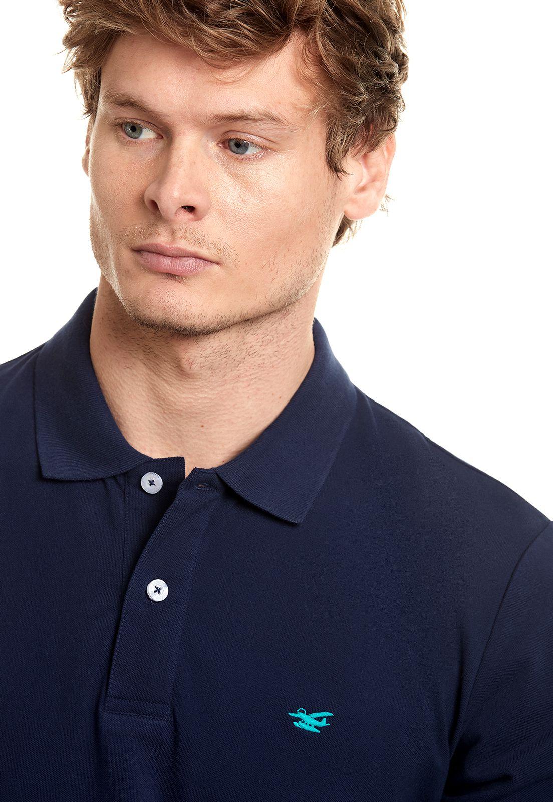 Polera Polo Básica Navy-2