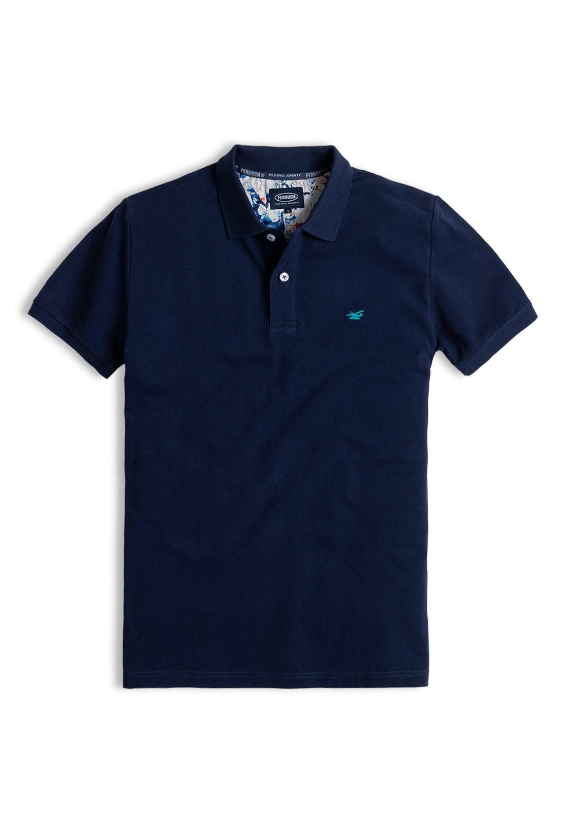Polera Polo Básica Navy-4