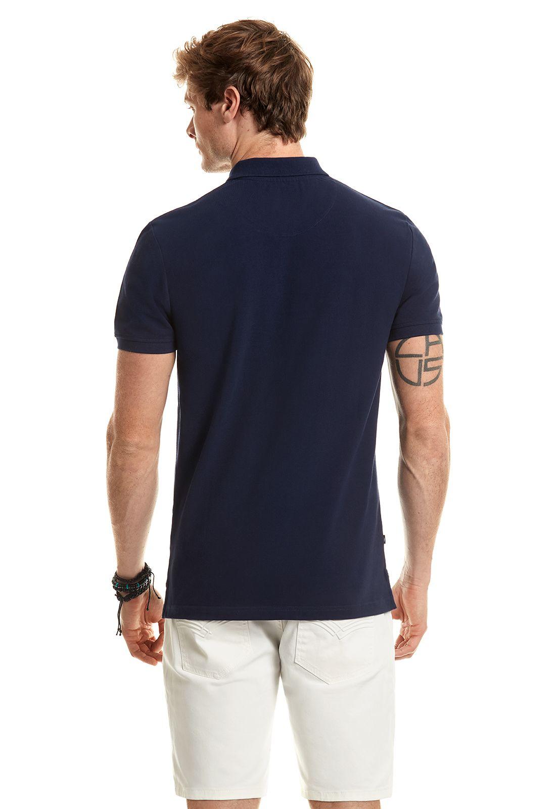 Polera Polo Básica Navy-3