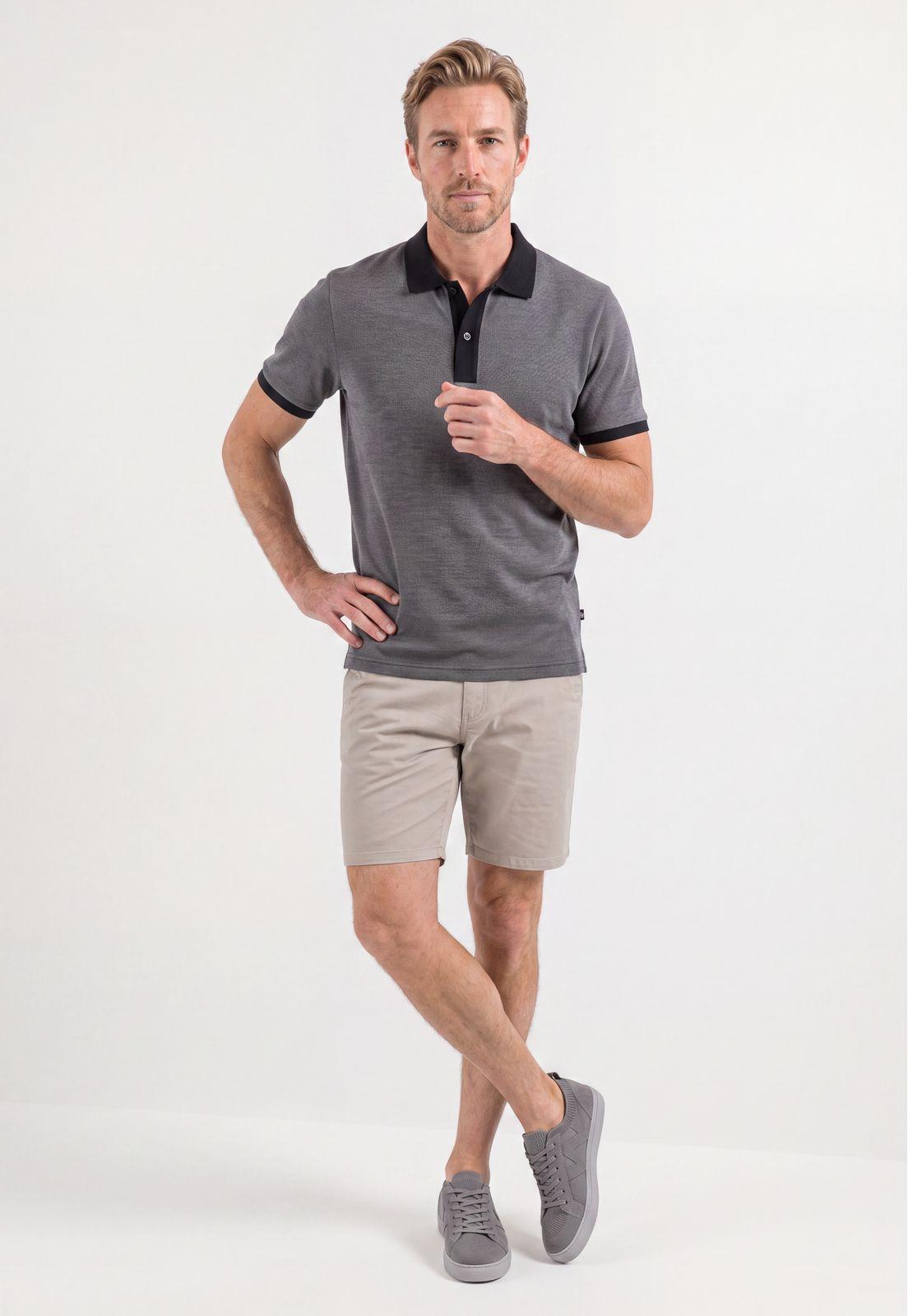 Polo Milan Regular Black-1