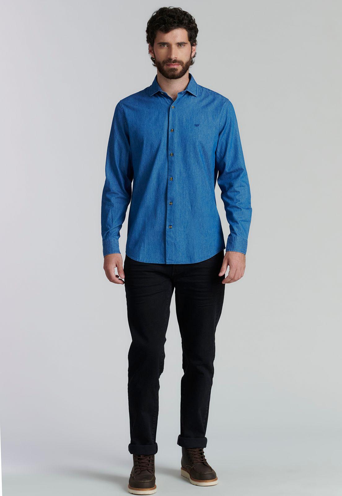 Camisa Manhattan Fr Blue-1
