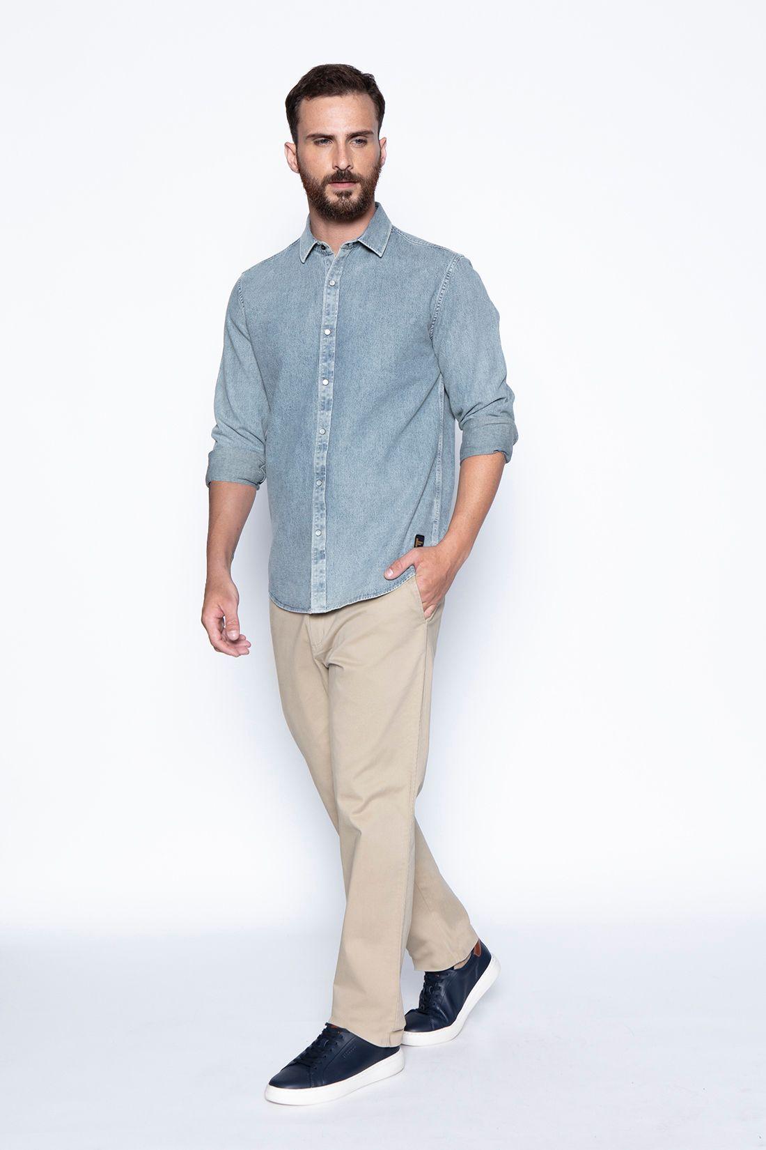 Camisa Denim Miami Fj Denim-3