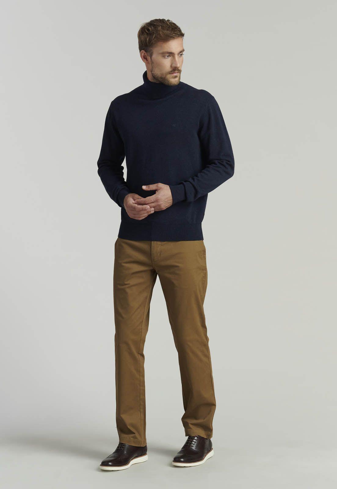 Sweater Turtle Neck F Smart Casual Navy-1