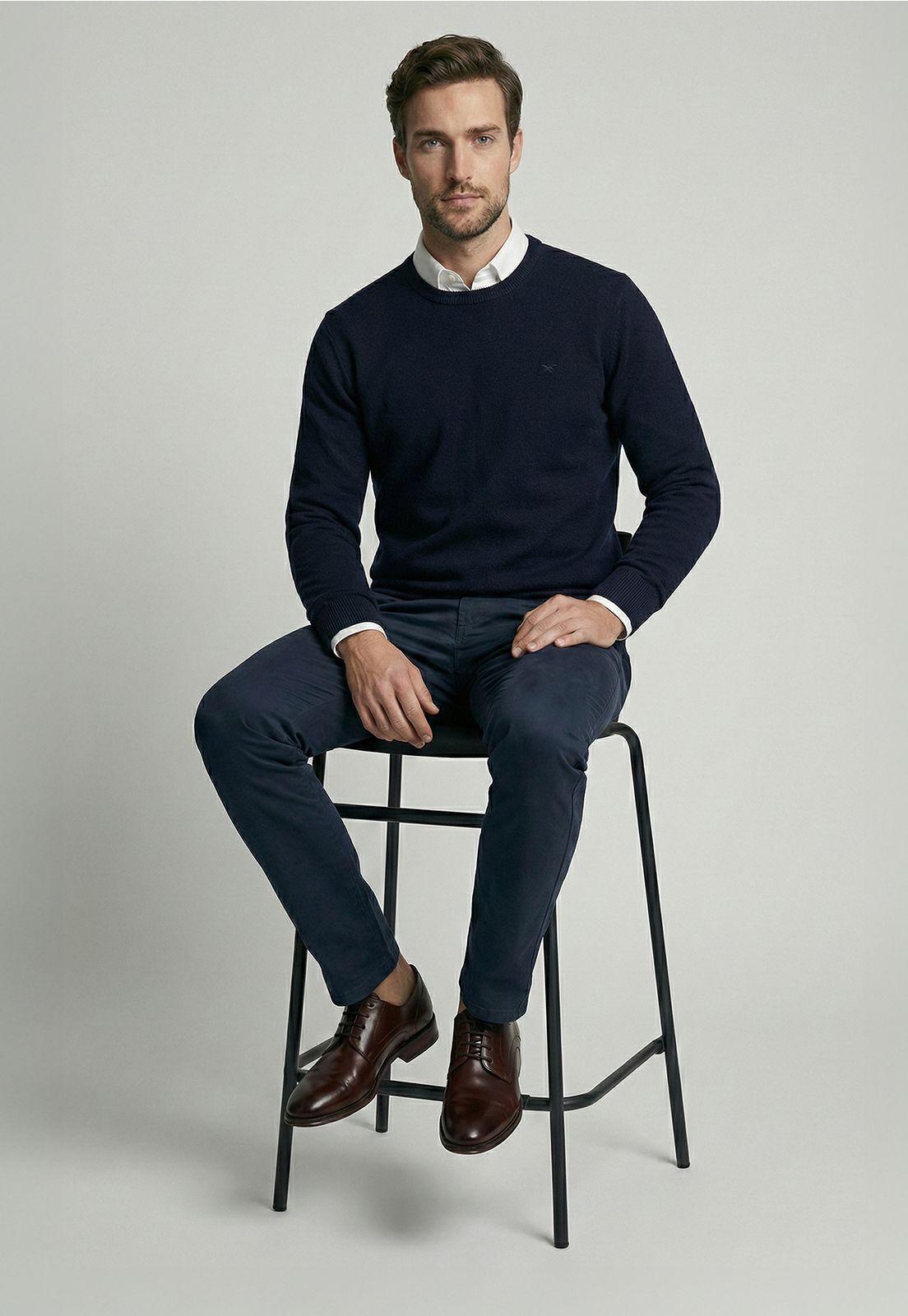 Sweater Regular Paris Navy-4