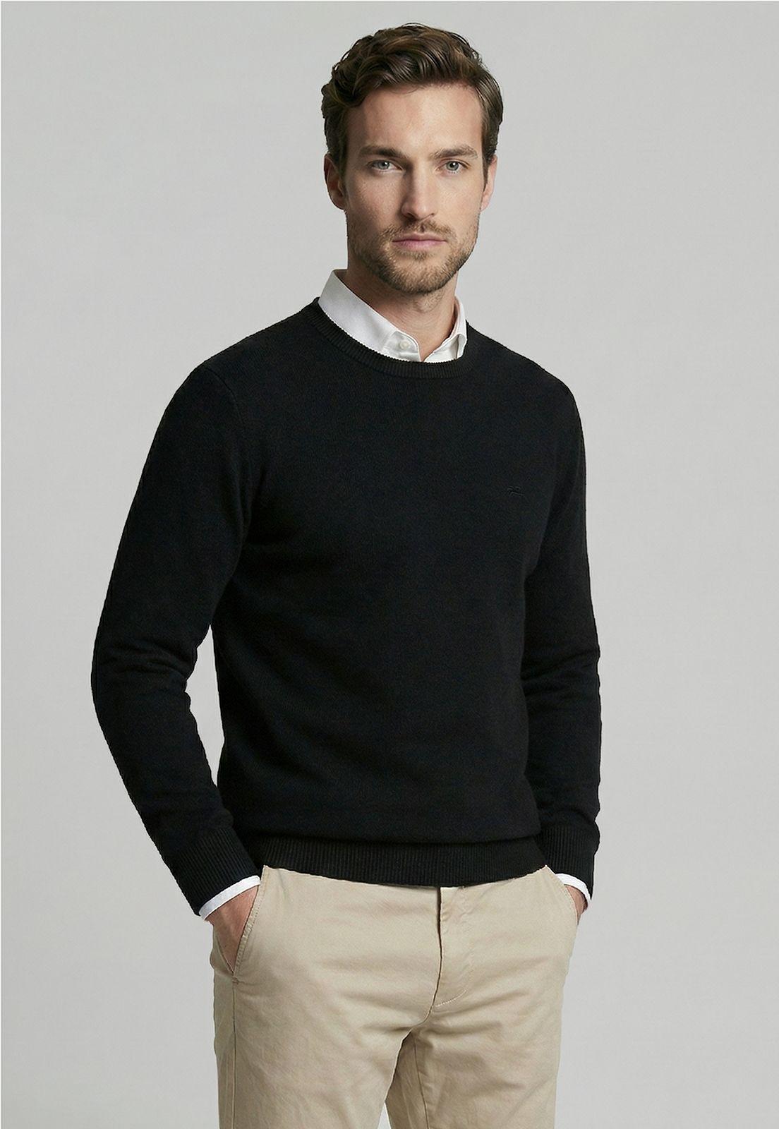 Sweater Regular Paris Black-0
