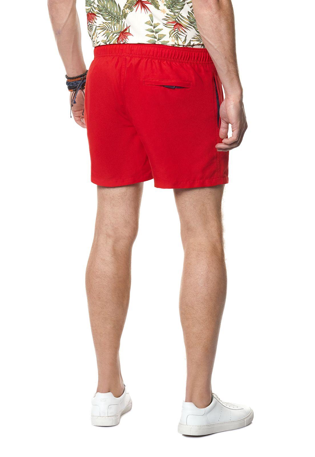 Traje De Baño Básico Dk Red-2