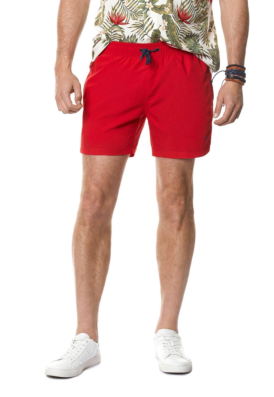 Traje De Baño Básico Dk Red-0