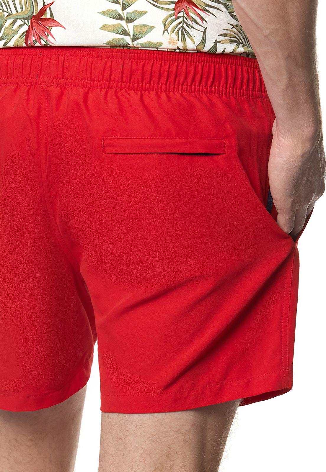 Traje De Baño Básico Dk Red-3