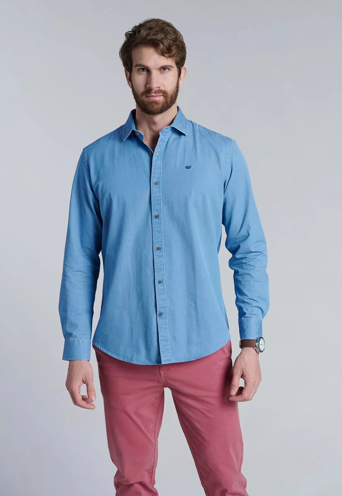 Camisa Portland F Lt Denim-0