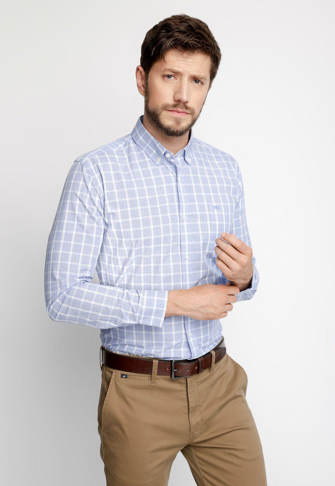 Camisa Smart Casual Florida Grey-0