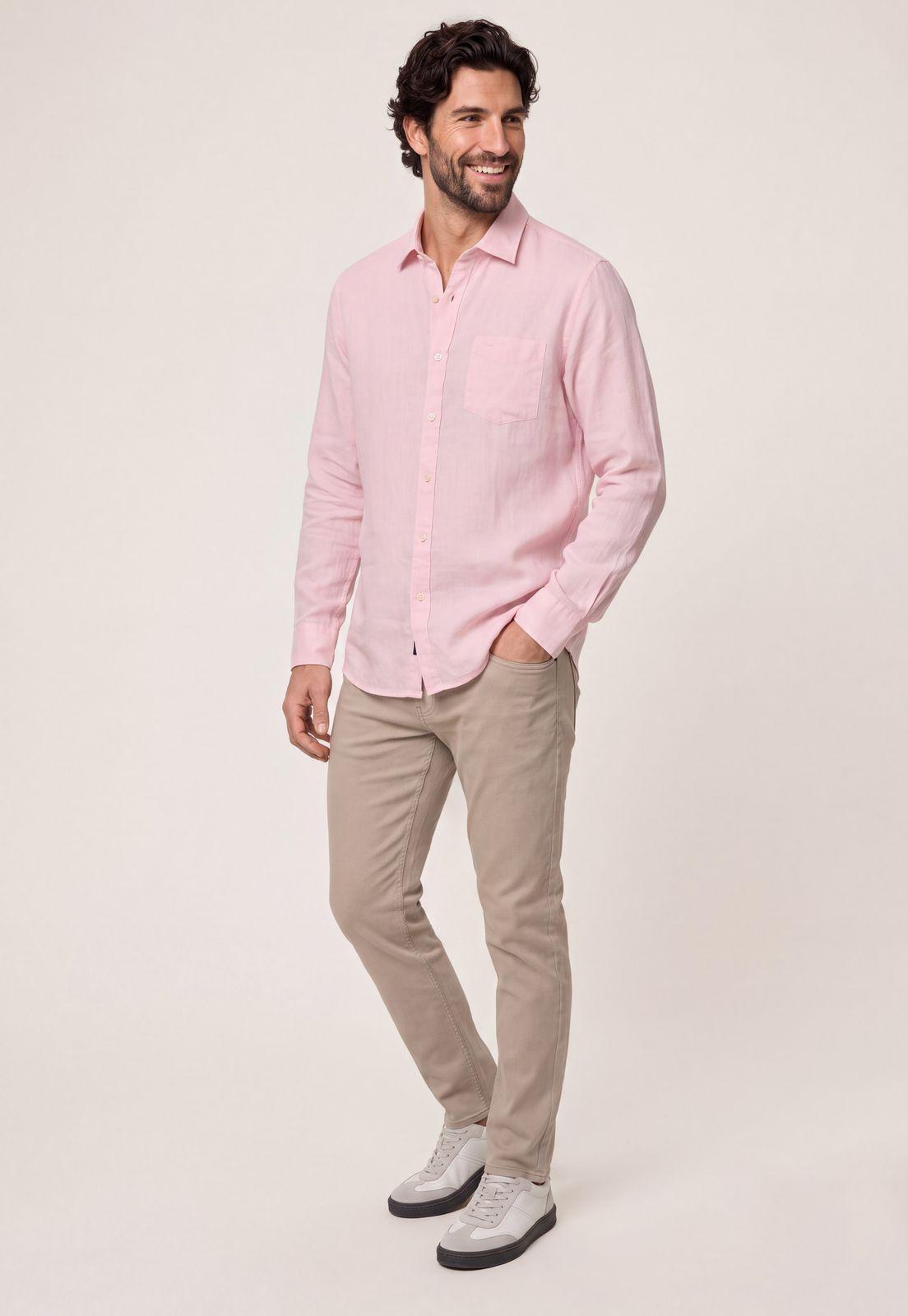 Camisa Lino Green Bay Pink-1