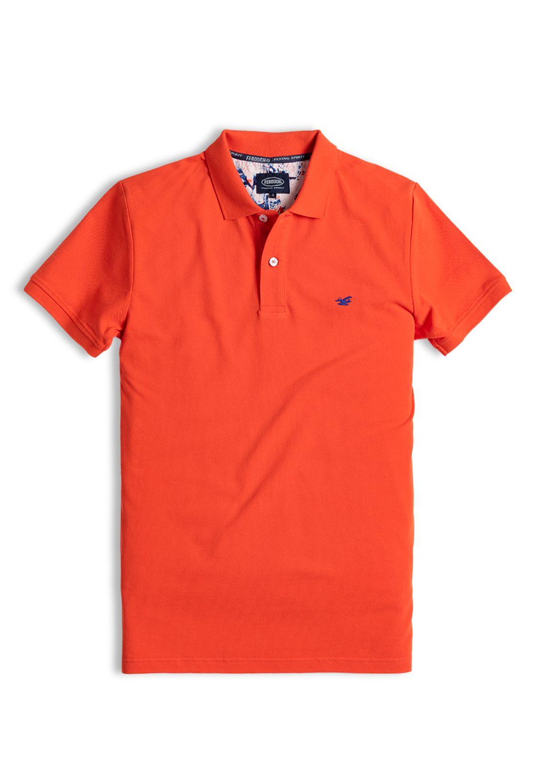 Polera Polo Básica Coral-4