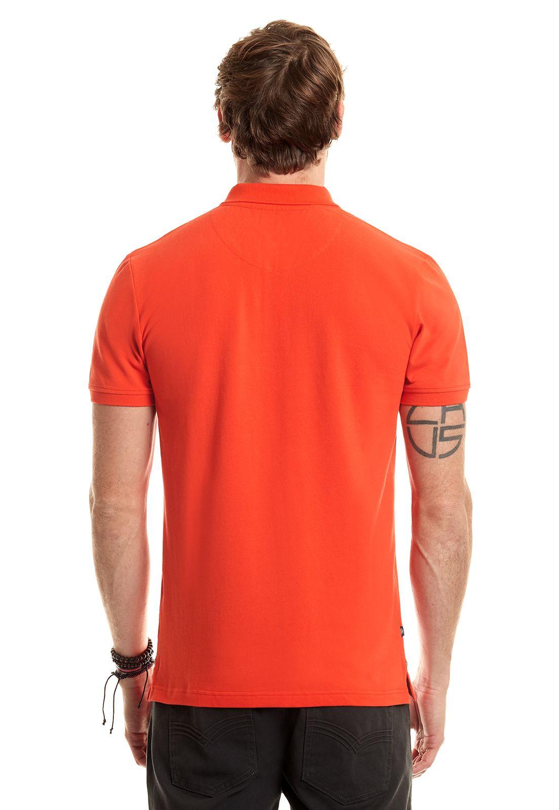 Polera Polo Básica Coral-3