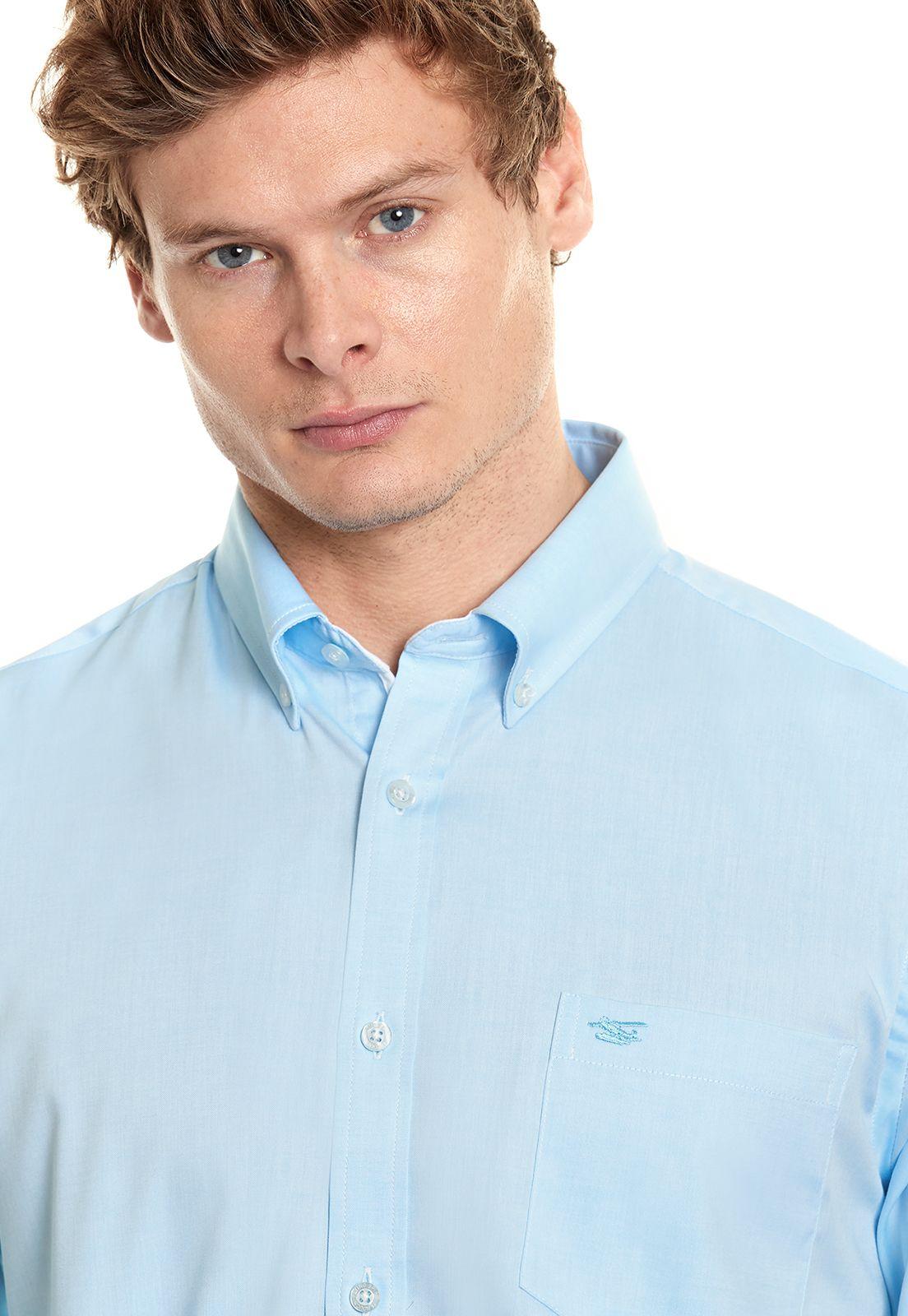 Camisa Oxford Smart Casual Sea-3