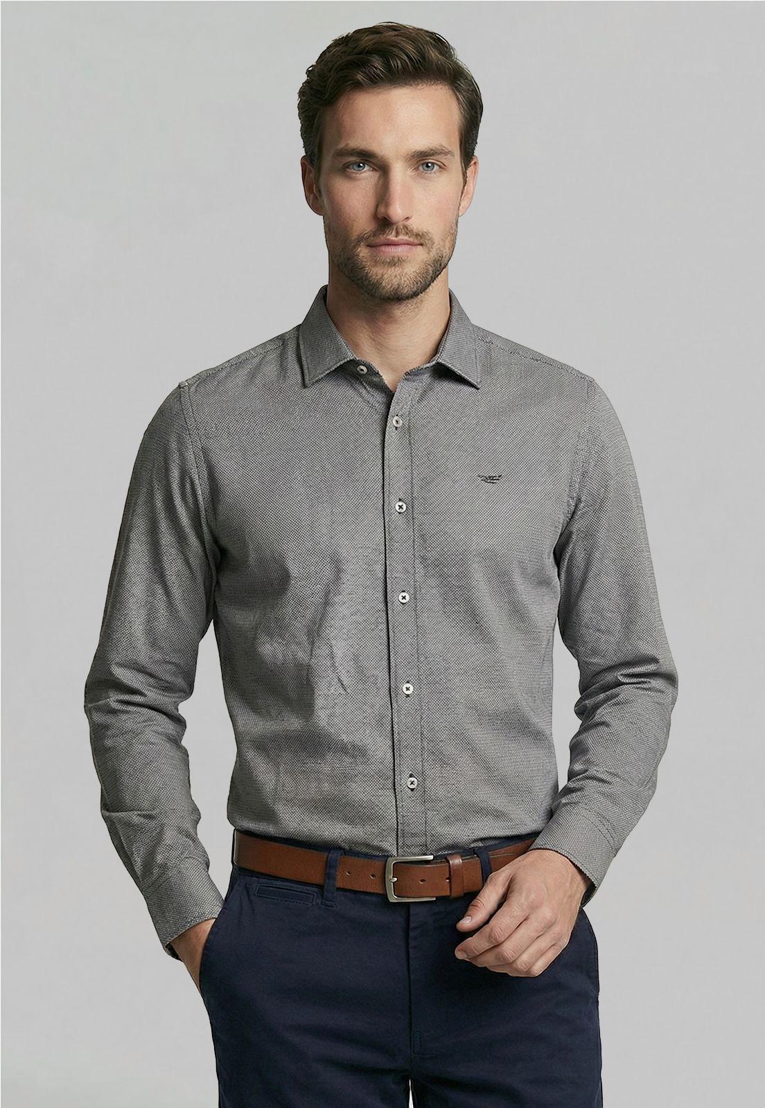 Camisa Smart Casual Concordia Black-0