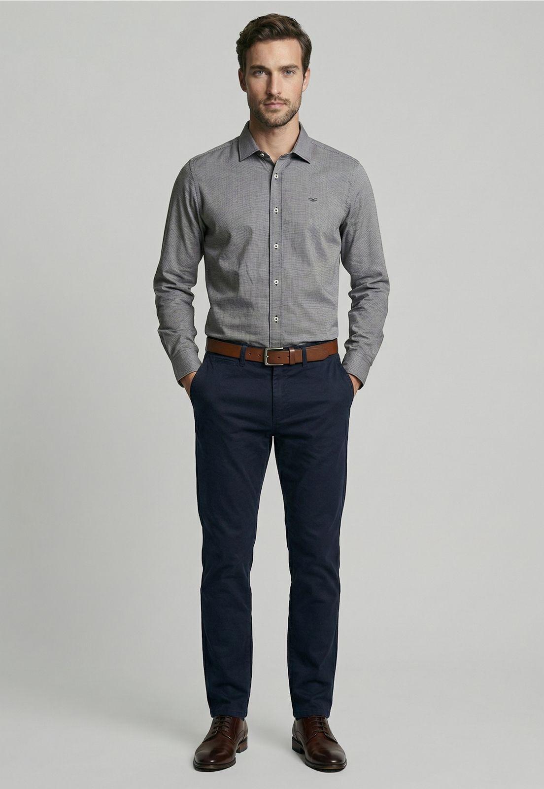 Camisa Smart Casual Concordia Black-1