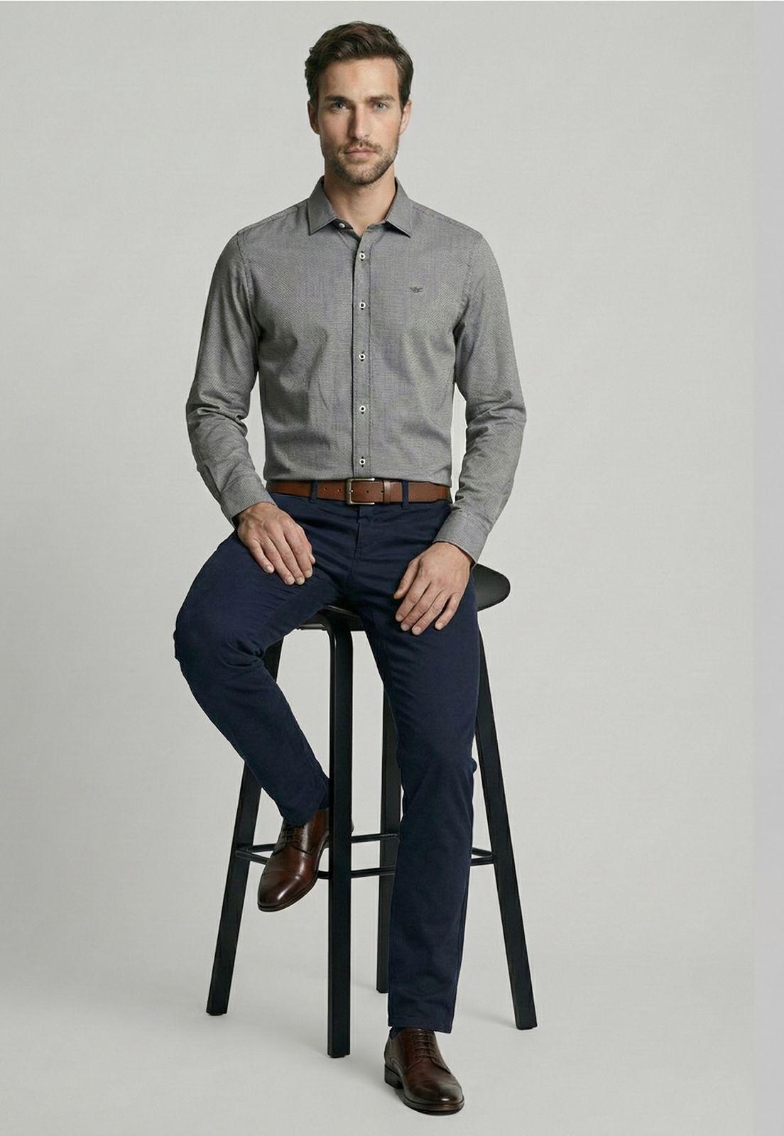 Camisa Smart Casual Concordia Black-4