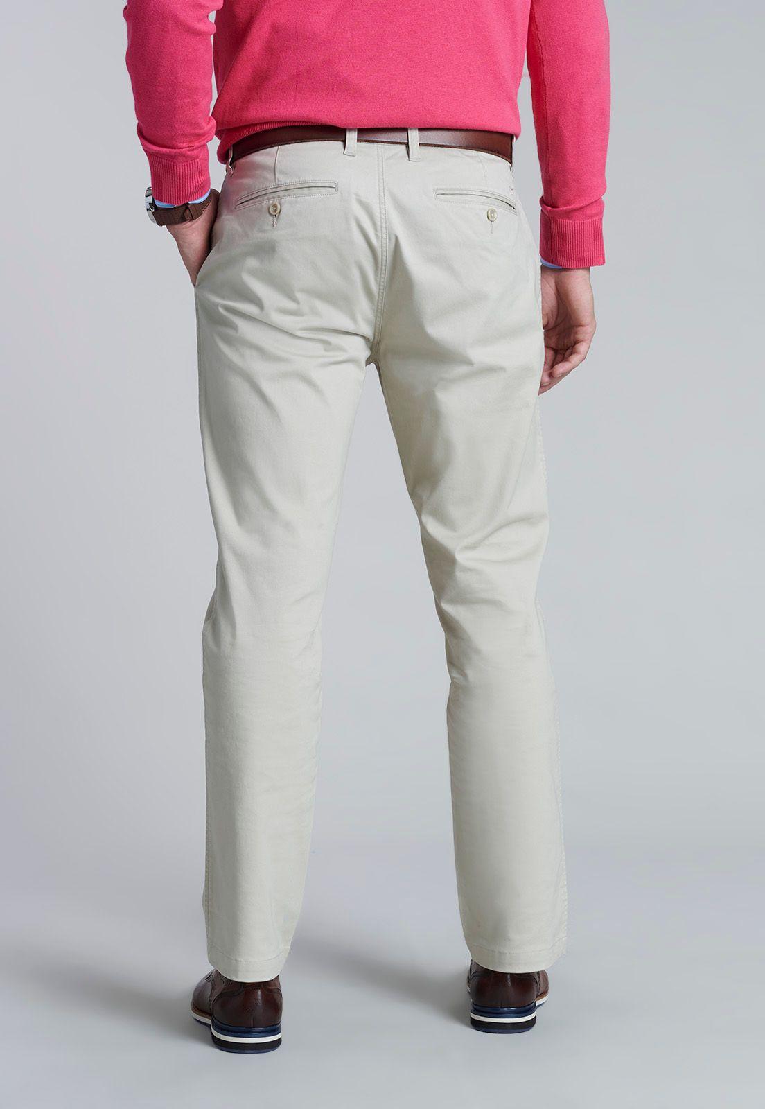 Pantalón Twill Regular L/31 Sand-3
