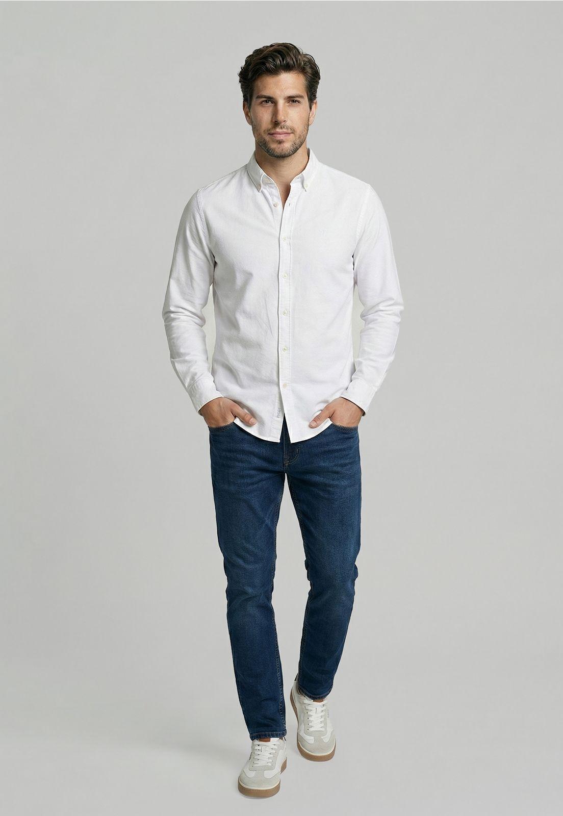 Camisa Sport Oxford White-1