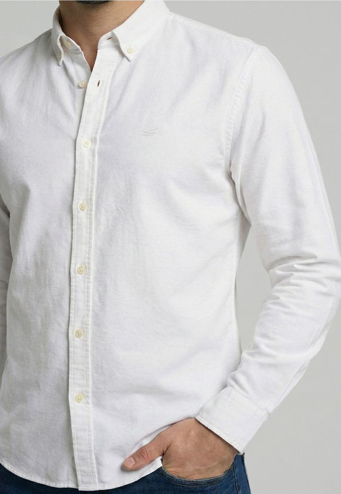 Camisa Sport Oxford White-2