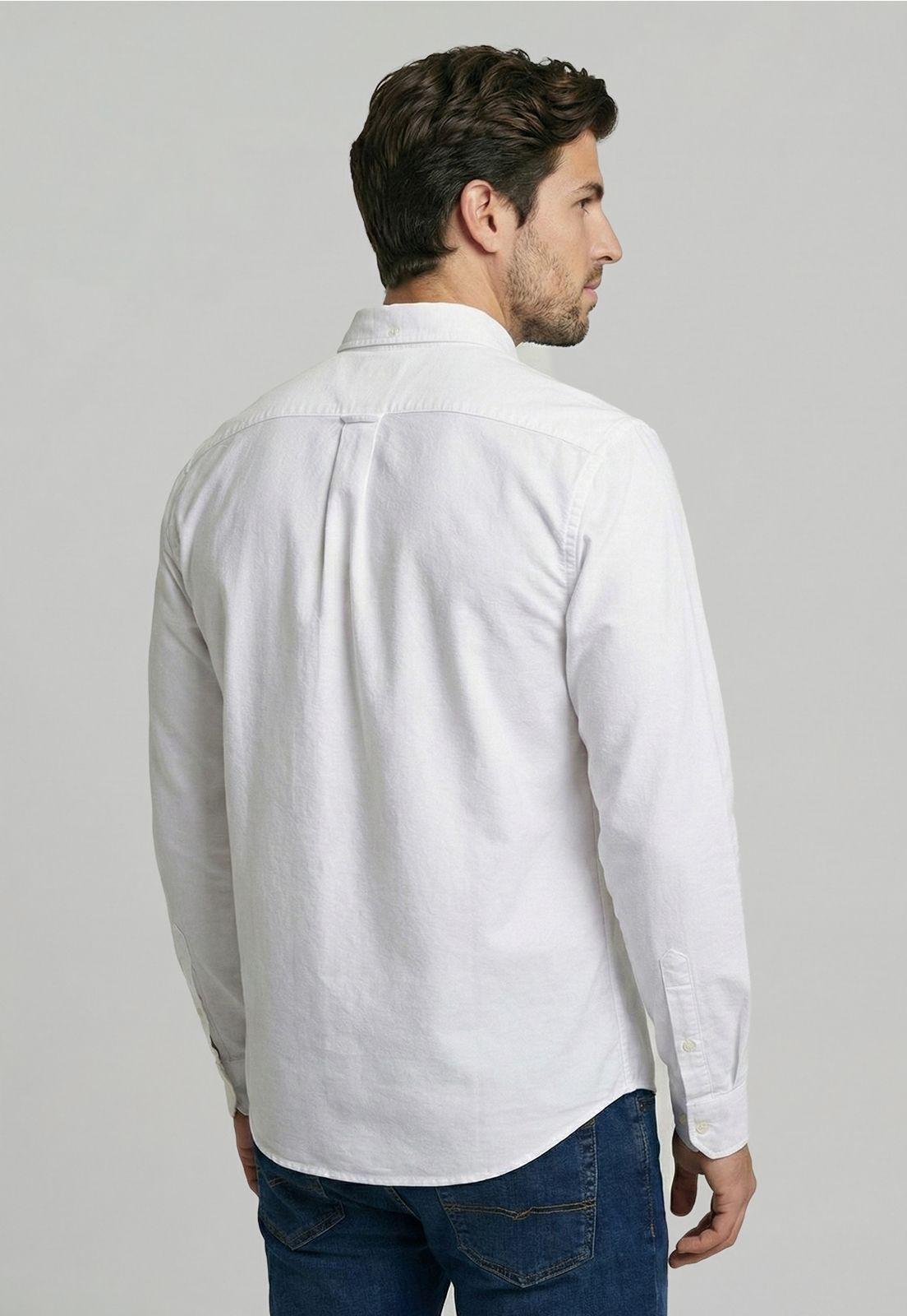 Camisa Sport Oxford White-3