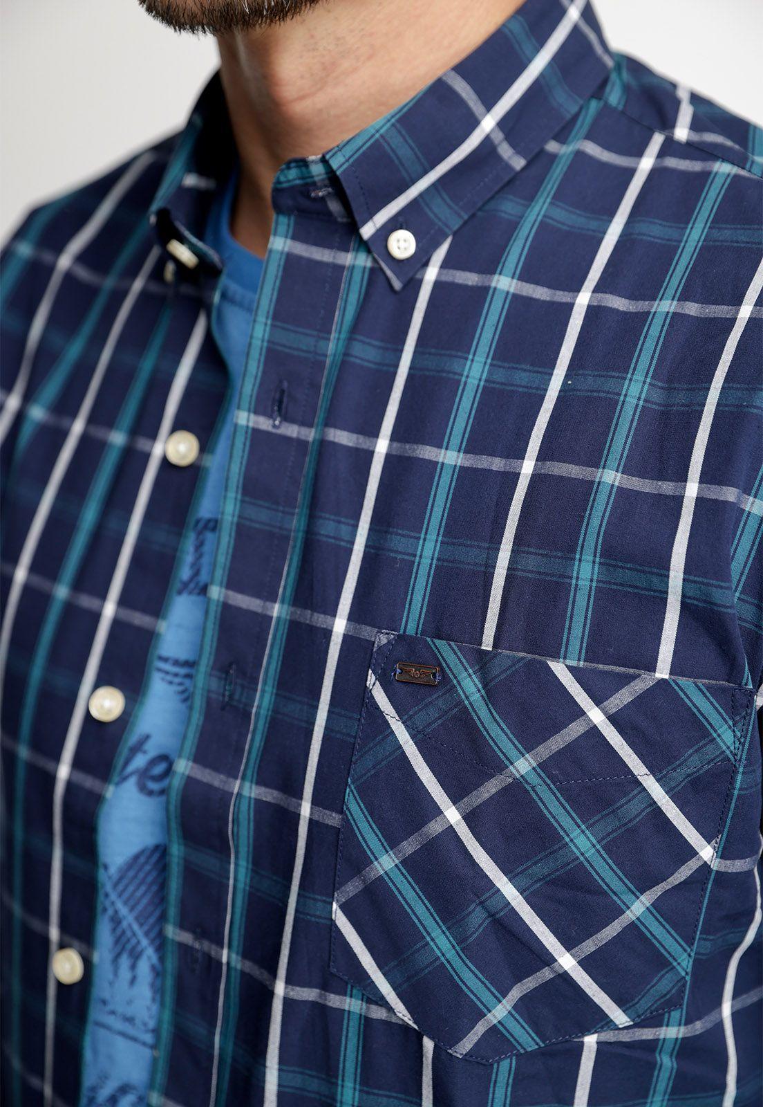 Camisa Checkered Chicago River-2