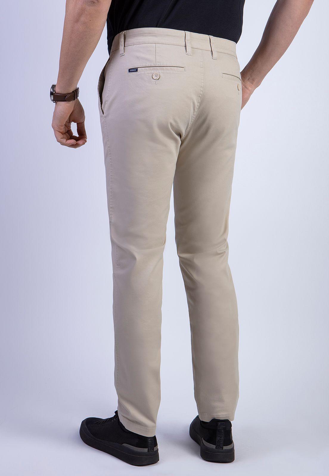 Pantalón Twill Slim /31 Sand-1