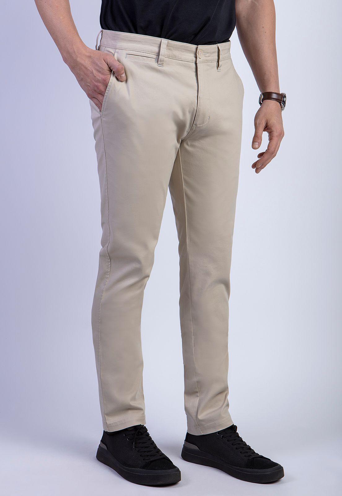 Pantalón Twill Slim /31 Sand-0