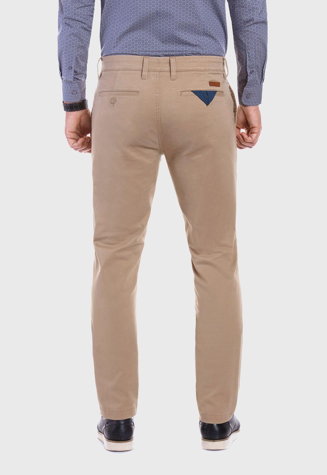 Pantalón Twill Slim /33 Khaki-2