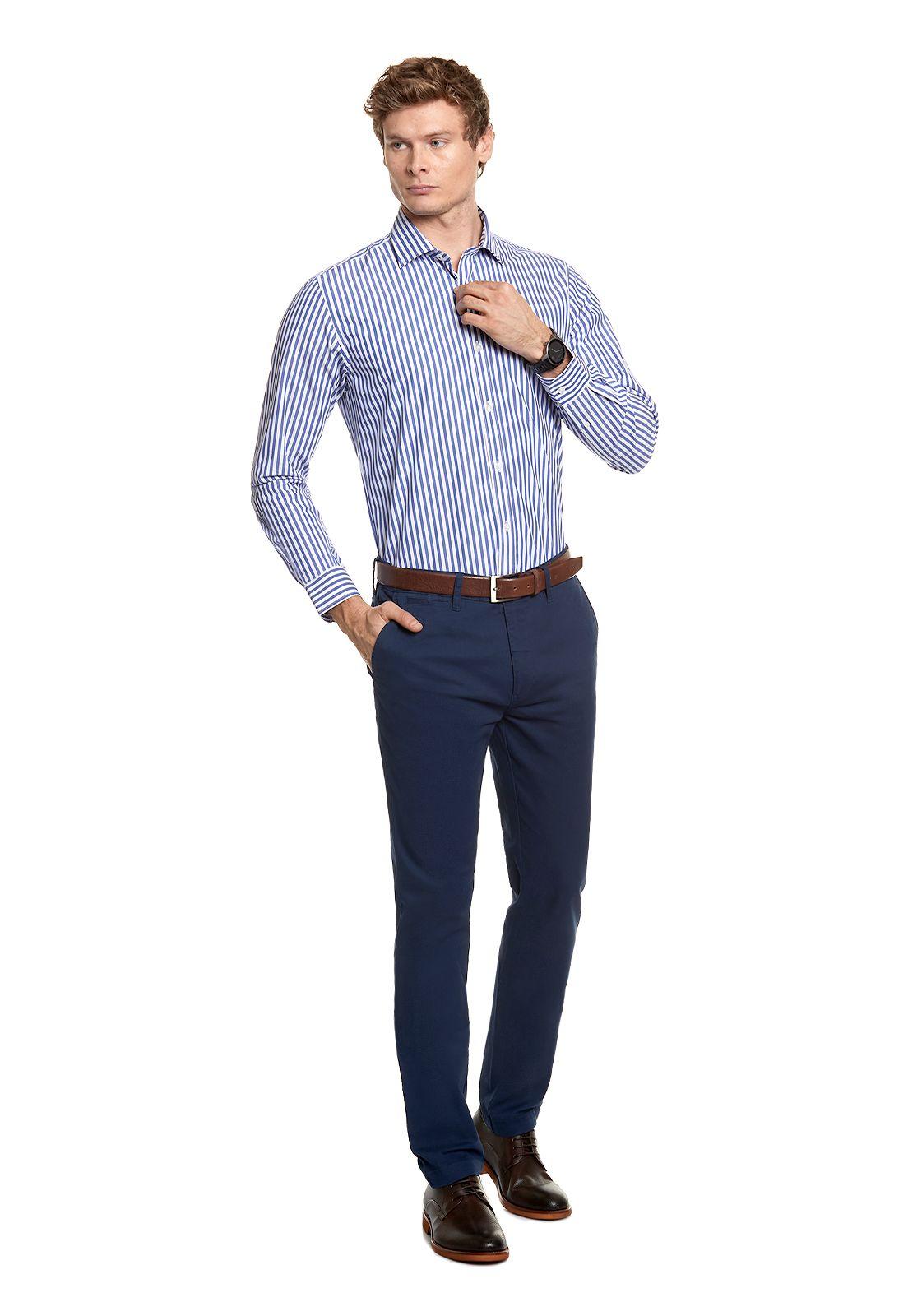 Camisa Listada Wilson F Navy-1