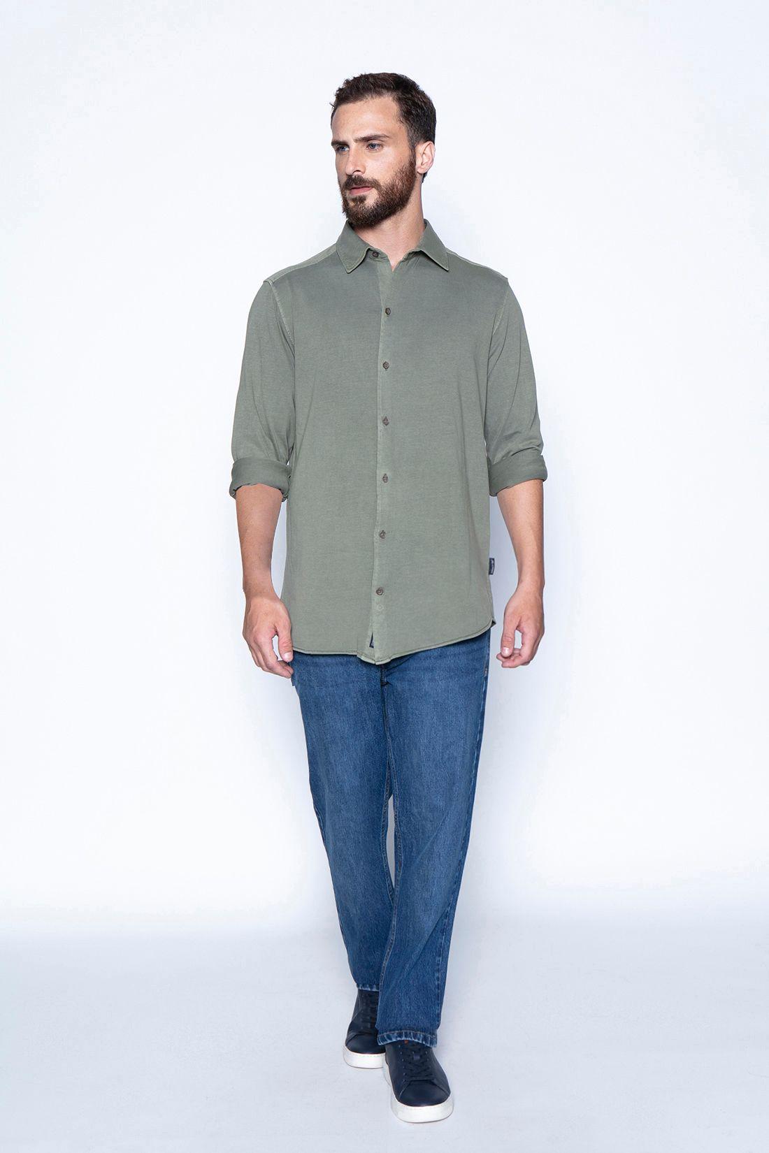 Camisa Jersey Garment Dyed F Green-3