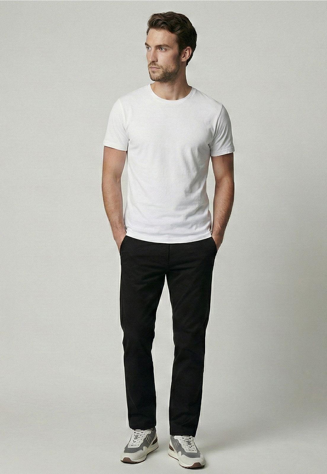 Pantalón Slim Twill L/33 Black-1