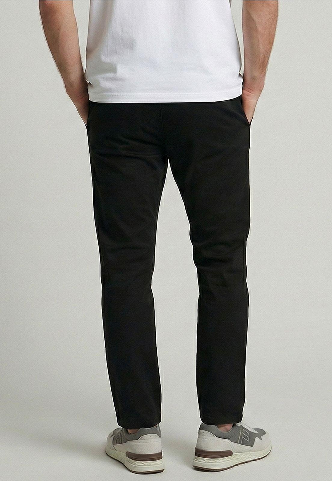 Pantalón Slim Twill L/33 Black-3