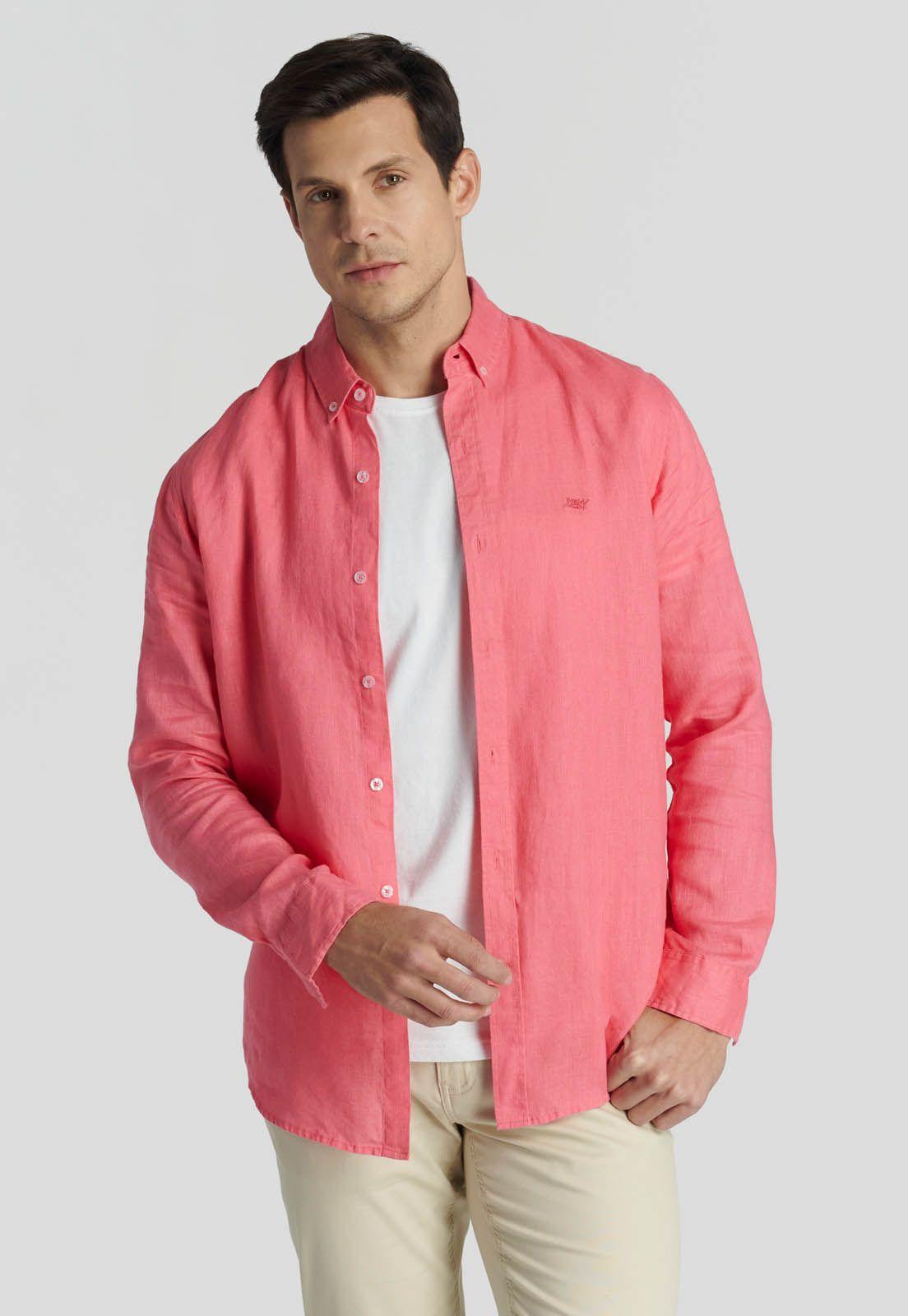 Camisa Leicester Heritage Coral-0