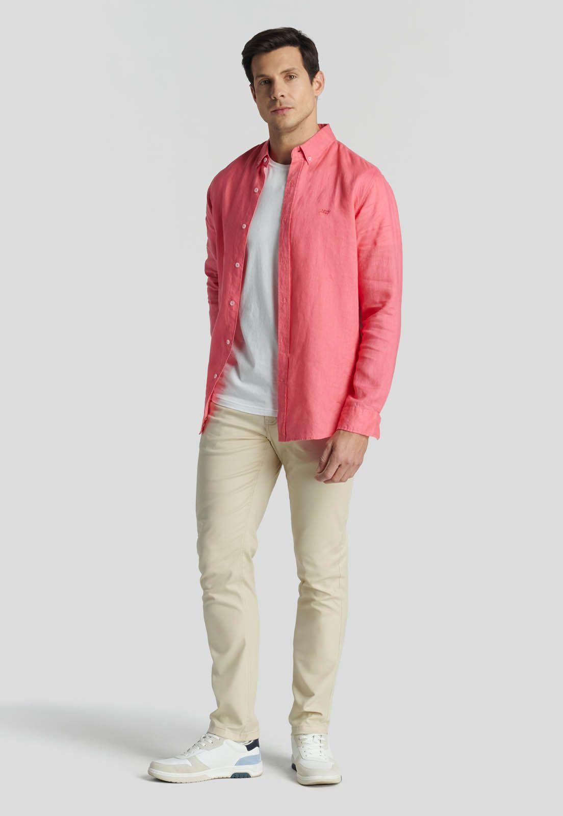 Camisa Leicester Heritage Coral-1