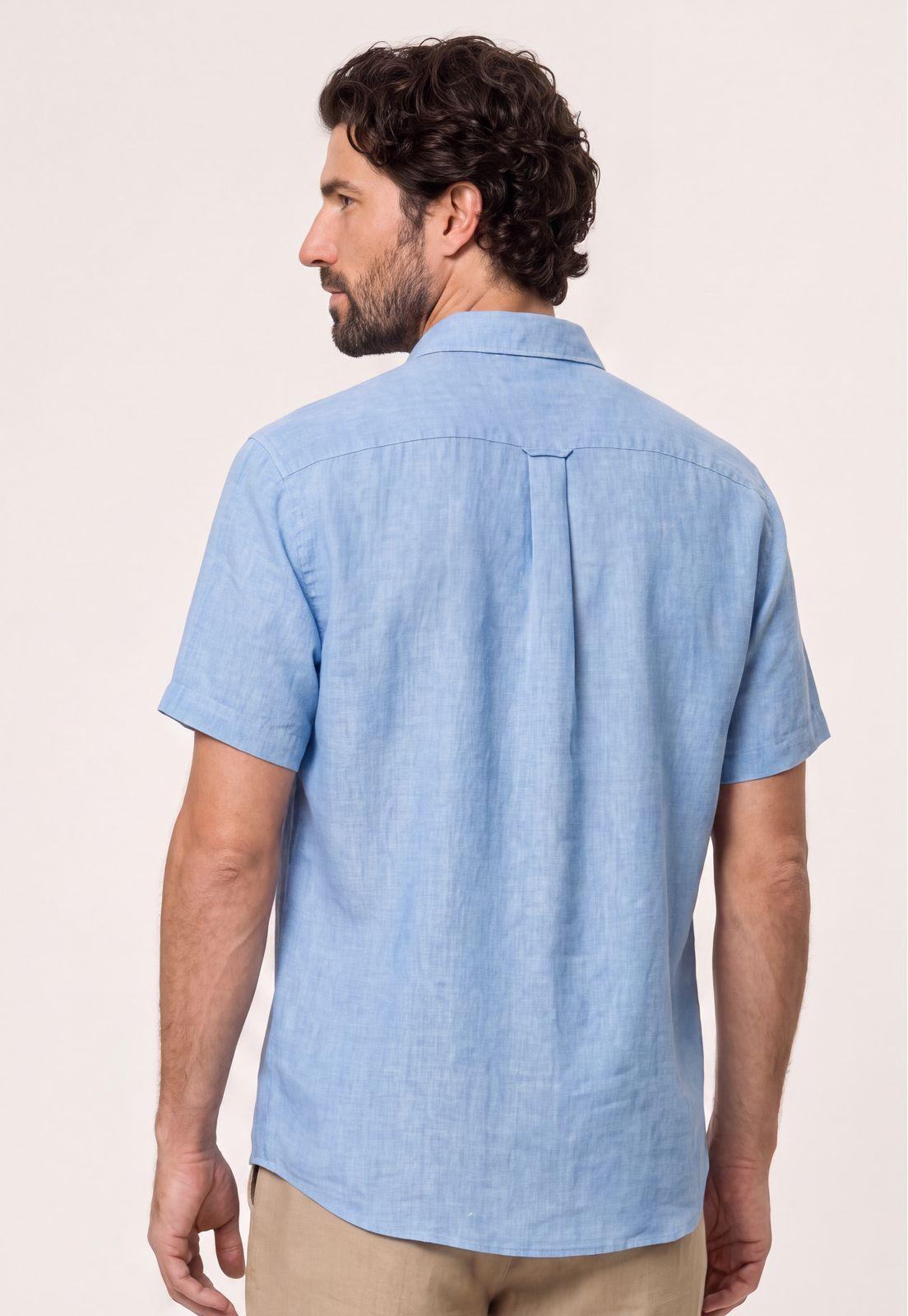 Camisa Sport Lino Atlanta Sky-2