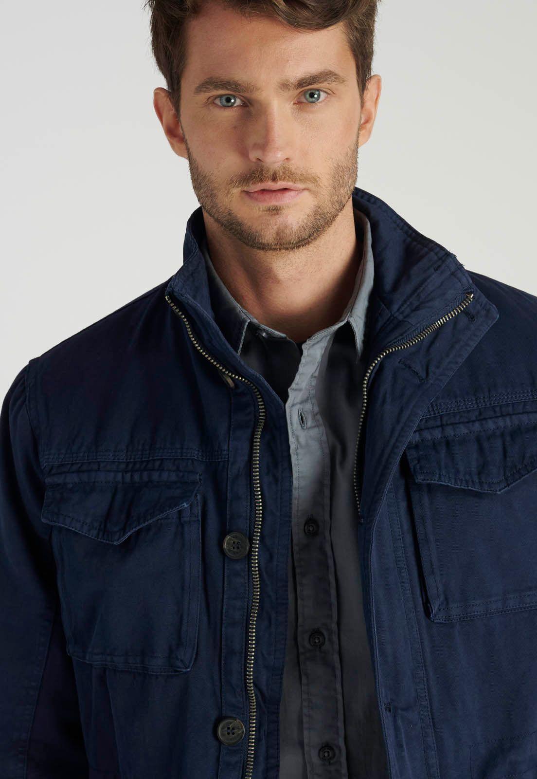 Chaqueta Washed Avant-Garde Navy-2