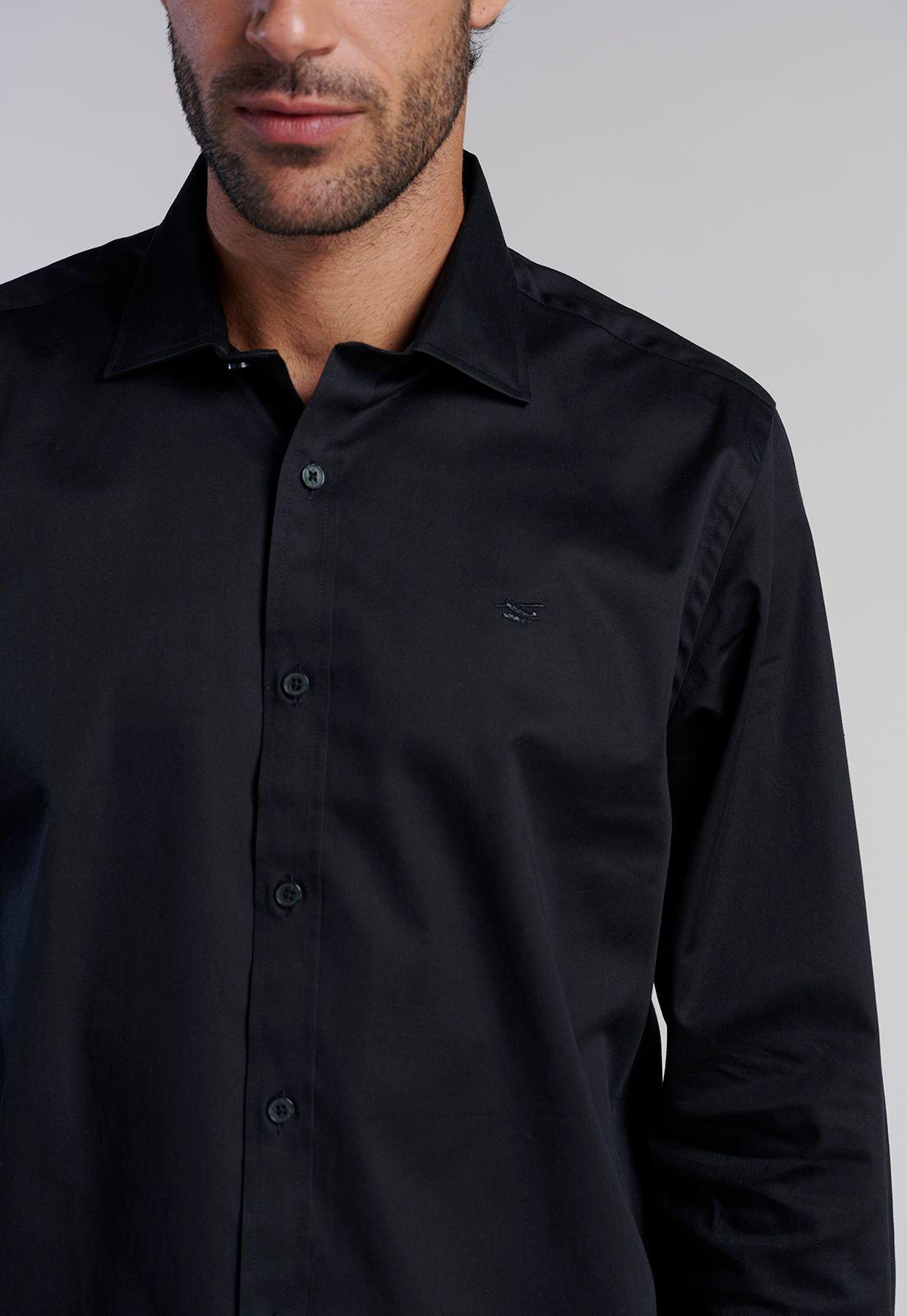 Camisa Smart Casual Dublin Black-2